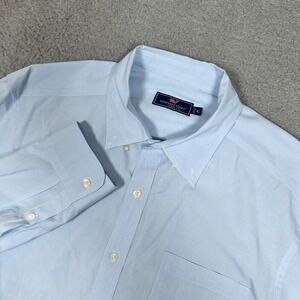 Vineyard‎ Vines by Shep and Ian Whale Shirt • Men's XL Blue Button Up Oxford EUC